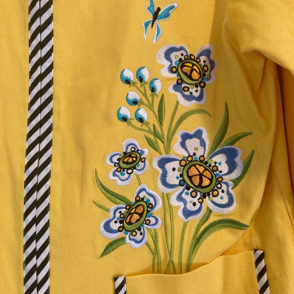 Bob Mackie Wearable Art Medium Embroidered Jacket - image 4